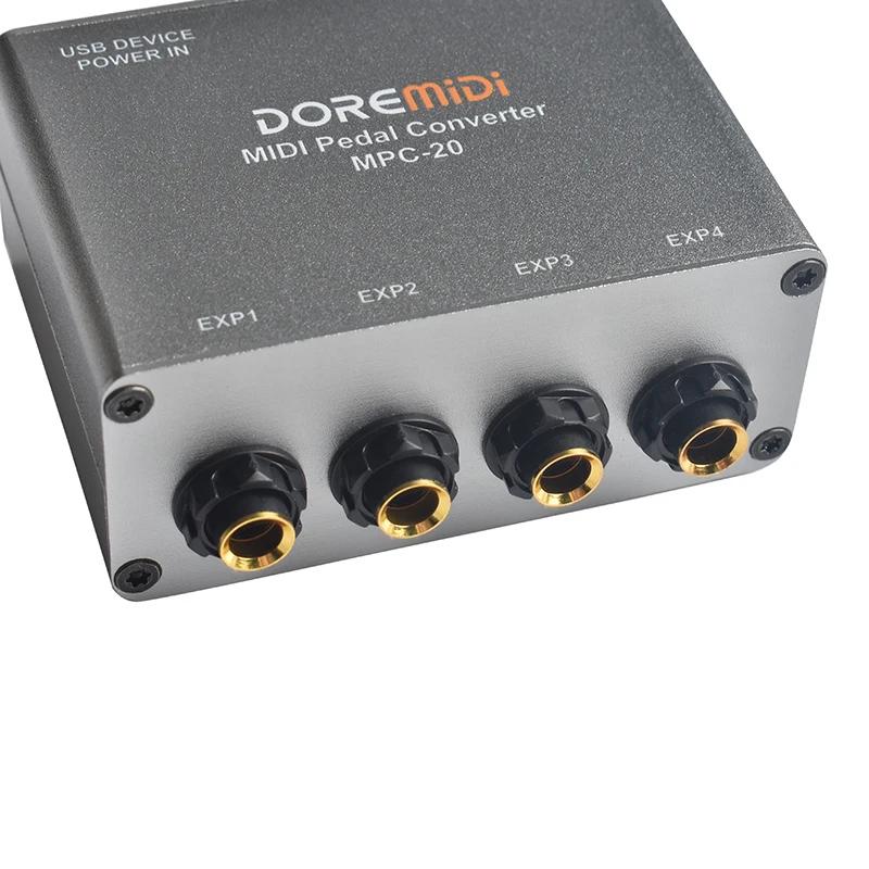 DOREMIDI Expression pédale convertisseur pédale extenseur de maintien MPC-20