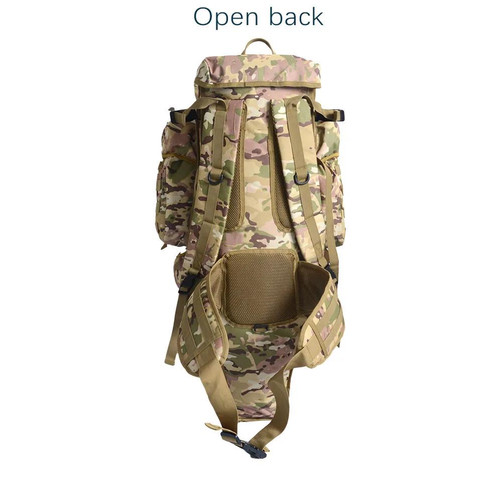 Sac à dos multifonctionnel de grande capacité de 75 litres, pour le sport de plein air, le cyclisme,