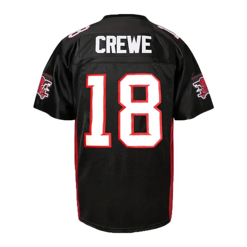 Hommes # 13 # 23 # X # 18 maillot de Football américain brodé chemise personnalisée respirante MEAN