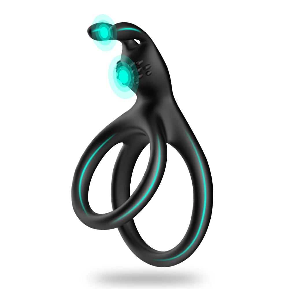 Anneau pénien en silicone pour couples adultes, anneaux de pénis, éjaculation retardée, mâle, mastja