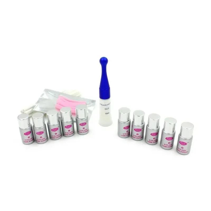 Ensemble de permanente de cils de marque Stars Colors 100%, pour faire la permanente des cils, pour
