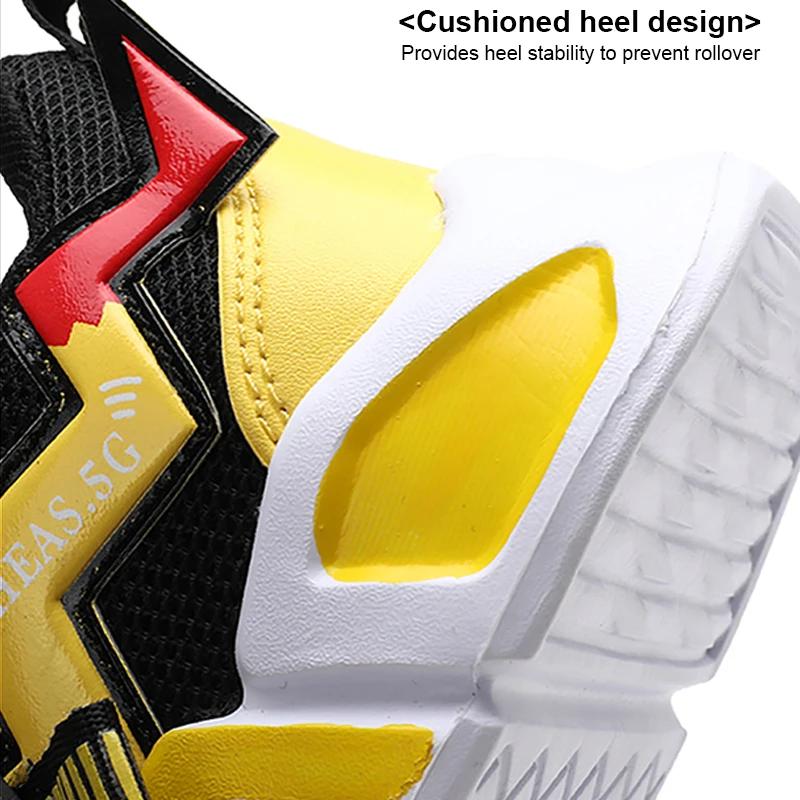 Chaussures basket enfants dessin animé semelle souple - Respirantes course garçons plein air rencontre