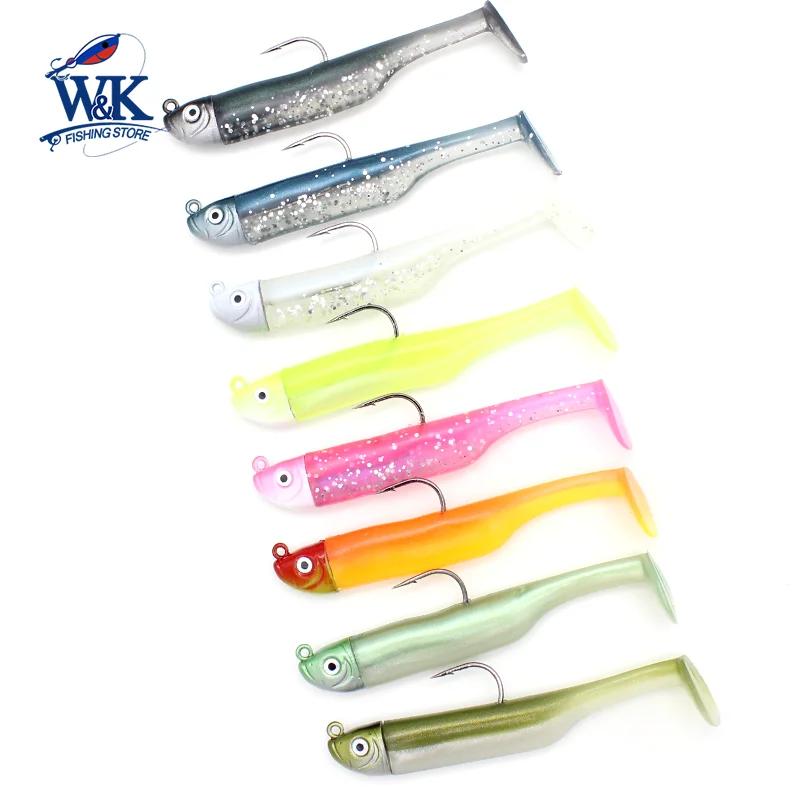 Nouvelle taille Slinky Shad 6 cm avec 5g tête de gabarit KIT de leurre souple à 3 pouces ensemble de