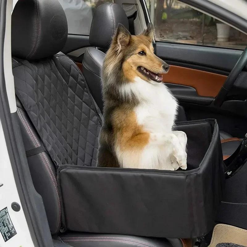 Siège de voiture pour chien, hamac étanche, transport de voyage en plein air, coffre-fort pour chat,