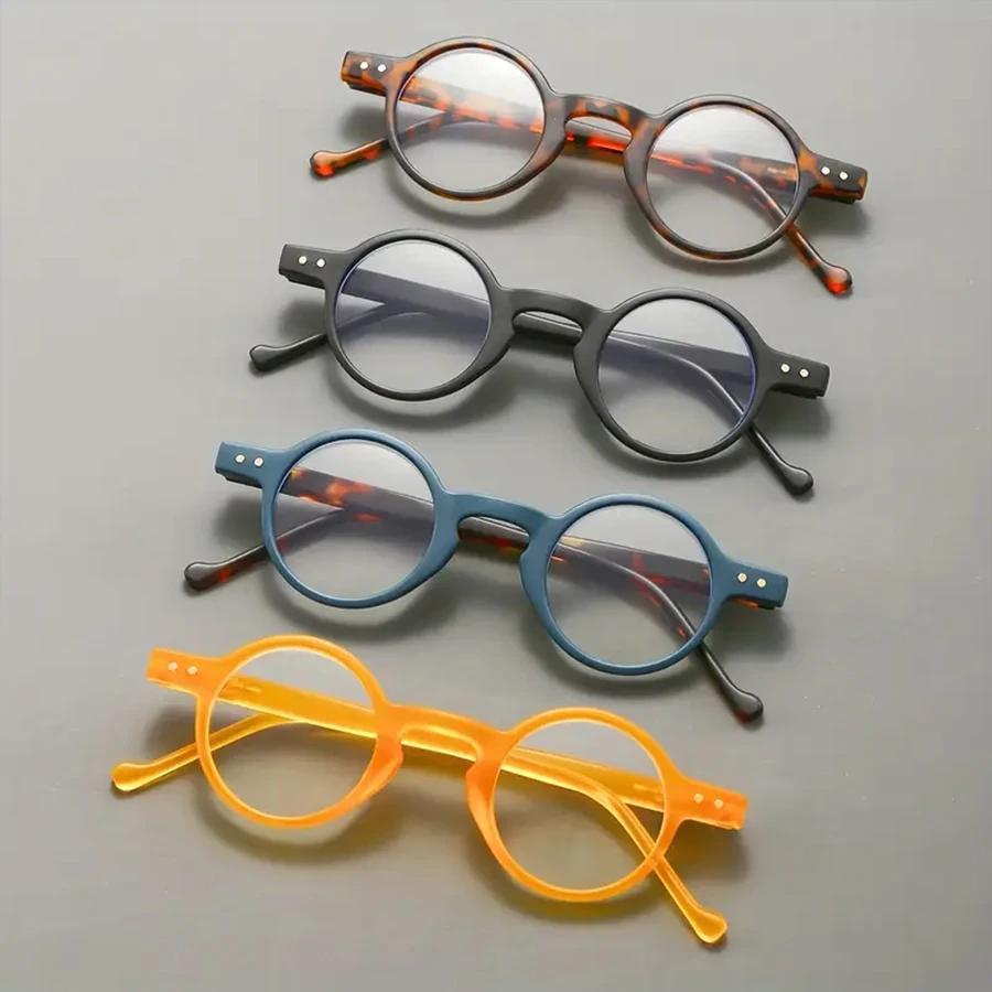 Lunettes de lecture rétro japonaises en écaille de tortue, à la mode, polyvalentes, petite monture r
