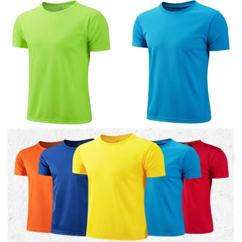 T-shirt sport manches courtes homme femme - Maillot gym fitness course respirant séchage rapide