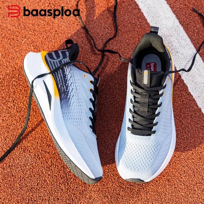 Chaussures de course hommes plaque carbone - Baskets sport amorti antidérapant respirant extérieur professionnel