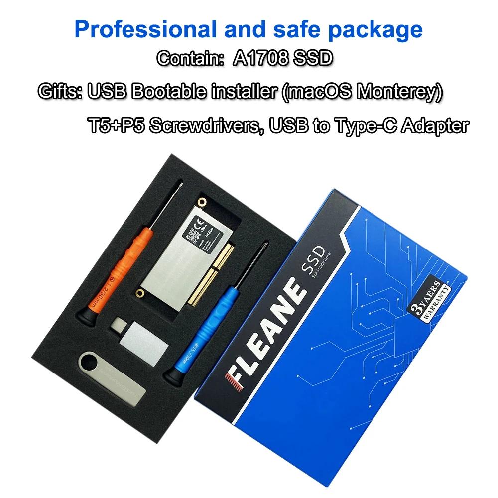 Nouveau SSD 256 Go 512 Go 1 To pour MacBook Pro Retina A1708 2016 2017 Disque SSD EMC 3164 EMC 2978