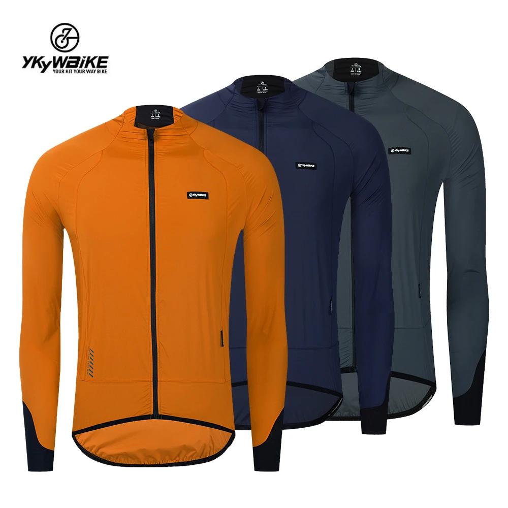 YKYW-Veste de Cyclisme à Manches sulfpour Homme, Maillot de Vélo Respirant, Manteau Coupe-Vent Pliab