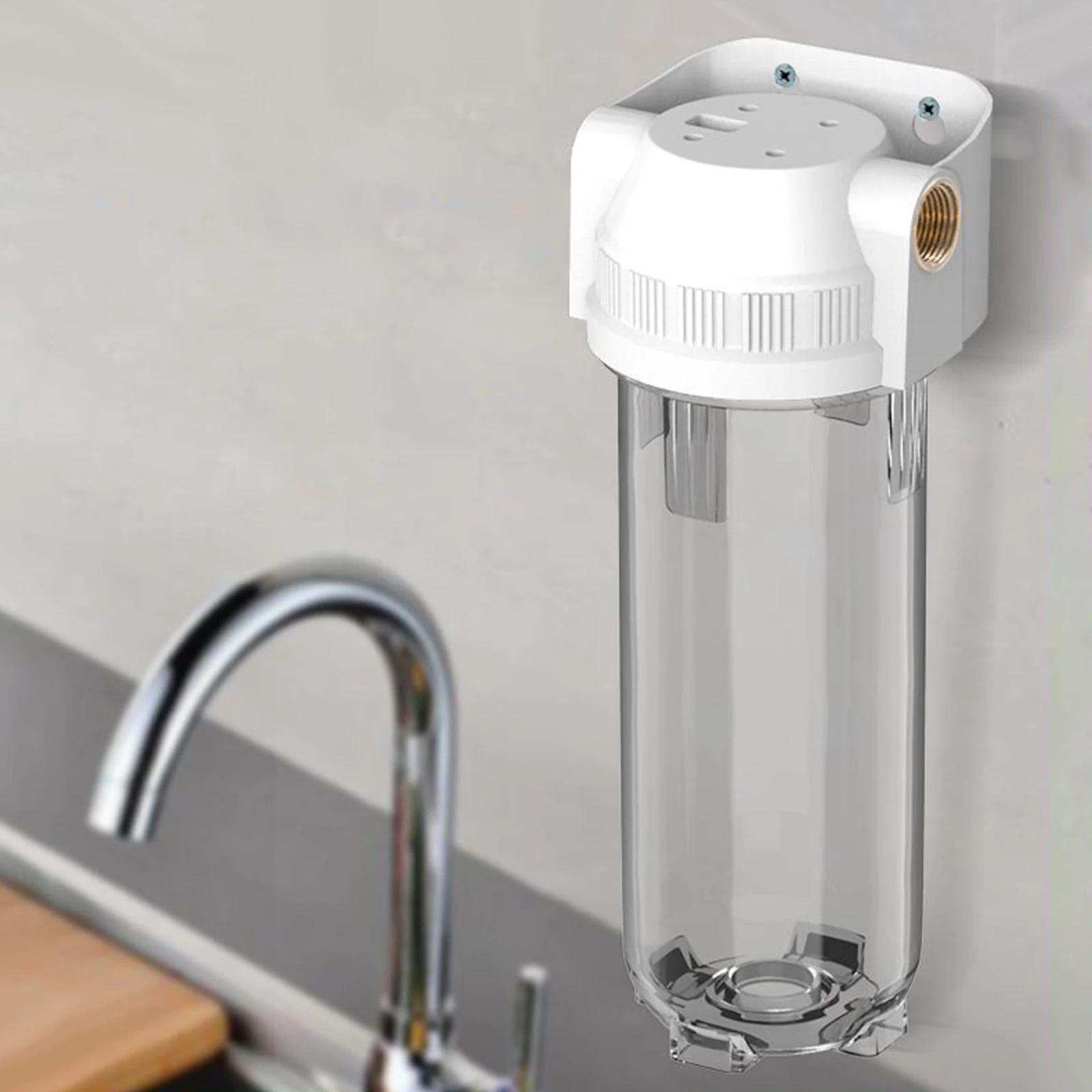 Filtre de bouteille résistant de 10 pouces, filtres à eau PET transparents remplaçables pour purific
