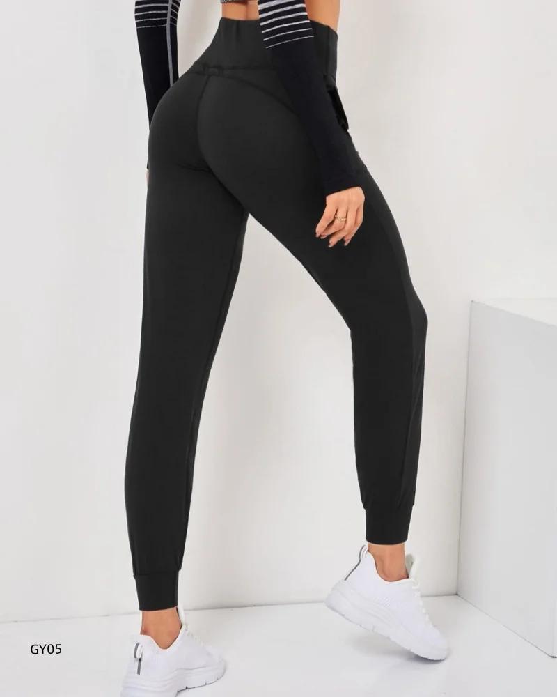 Nouveau Pantalon de Sport Femme Printemps-Été 2026 – Yoga et Fitness, Coupe Ample Cheville, Taille H