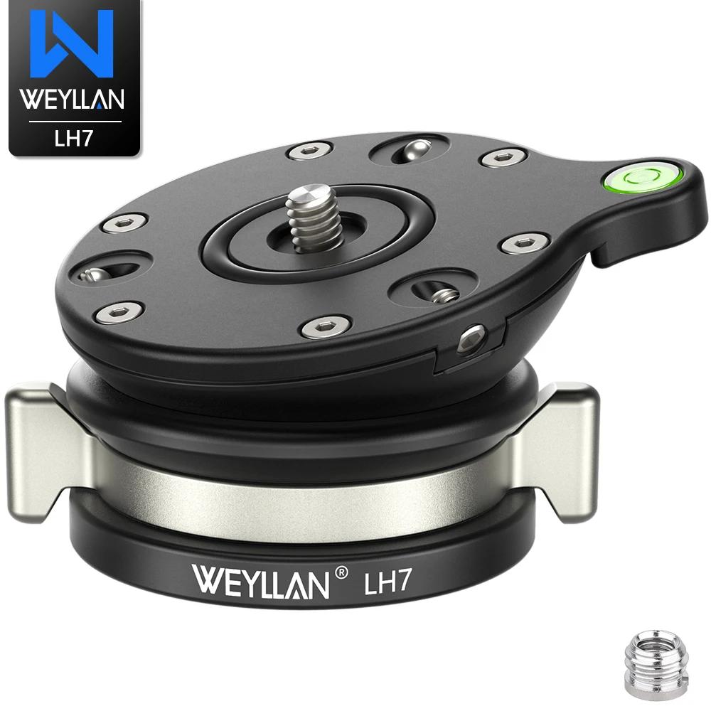 Base de nivellement Tête de trépied Niveleur de caméra Plaque de réglage Tête de nivellement avec vi