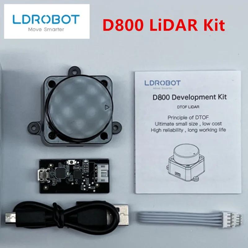 LDROBOT D800 Kit Lidar 25 mètres DTOF ROS voiture SLAM Navigation balayage Laser capteur Radar Suppo