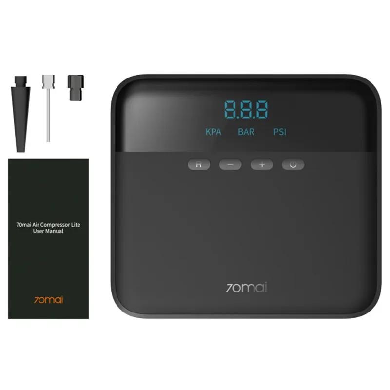 70mai-Compresseur d'air portable, pompe à air pour pneus de voiture, DC 12V, pression des pneus prér