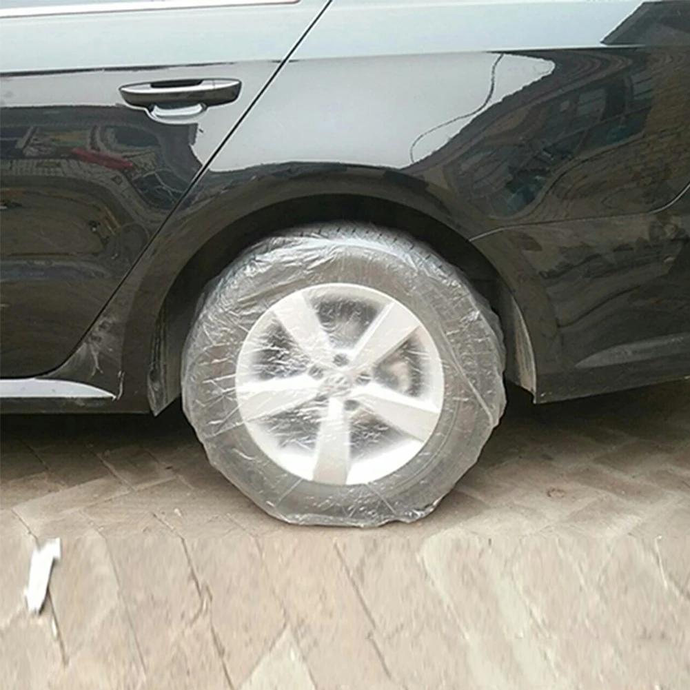 Juste anti-poussière pour roues de voiture, protection de roue automatique, poudre de poulet, housse