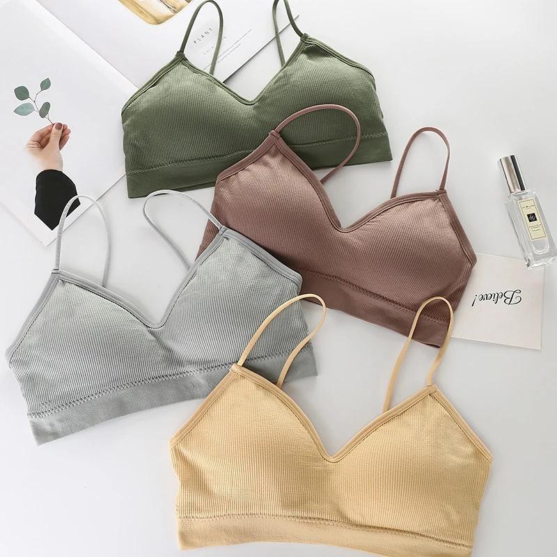 Femmes Sport soutiens-gorge séchage rapide élastique rembourré gymnase course biais soutien-gorge co