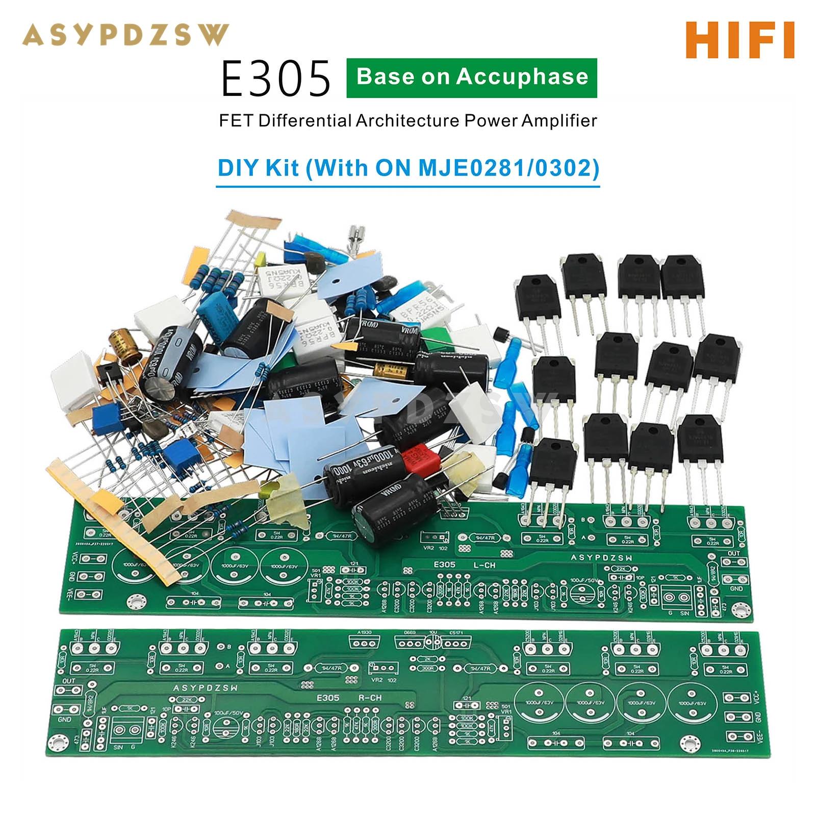 Amplificateur de puissance HIFI stéréo E305 FET ou.com Architecture Kit de bricolage/Base de carte f