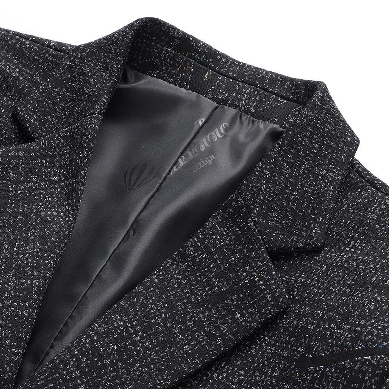Le nouveau blazer de costume ajusté pour homme, à deux boutons et à simple boutonnage, idéal pour le