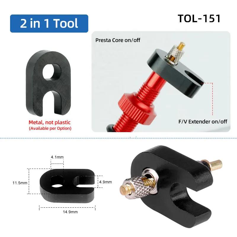 Bicycle Valve Tool Schrader Presta Core Spanner A/V Nipper Spanner F/V Extender Overhaul Install Ser