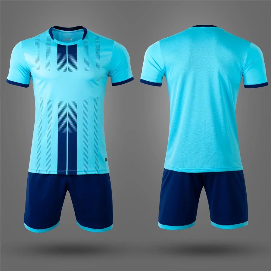 Ensemble de Football pour hommes, femmes et enfants, uniforme de volley-ball à manches courtes, mail