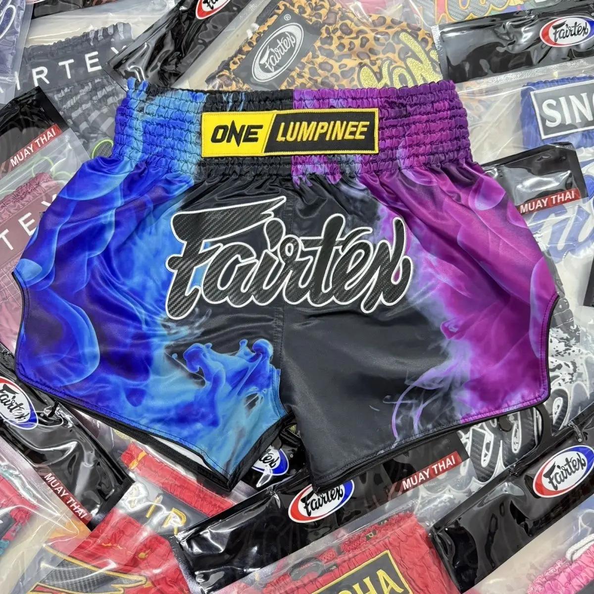 Shorts de Muay Thai ONE Championship édition limitée pour couple, shorts d'entraînement de boxe unis