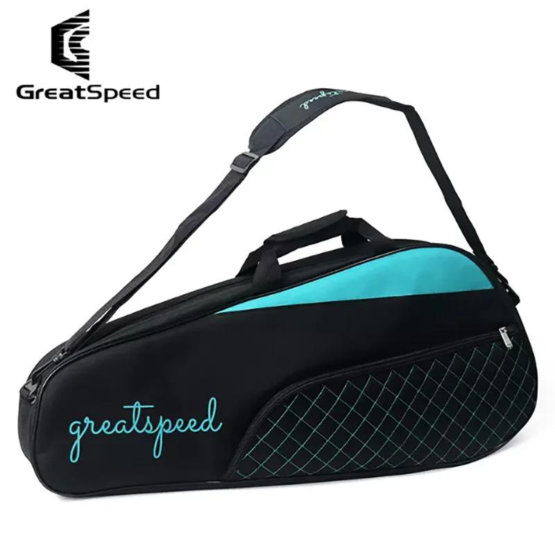 2024 nouveau GREATSPEED 3 pièces Tennis Badminton Raquet sac de sport un sac à bandoulière hommes fe