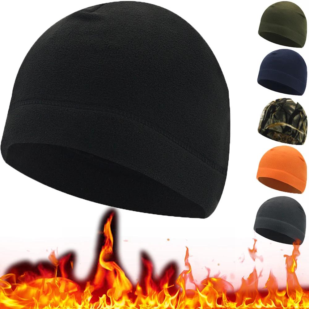 Chapeaux d'hiver chauds pour hommes femmes coupe-vent cyclisme thermique polaire casquettes Sport de