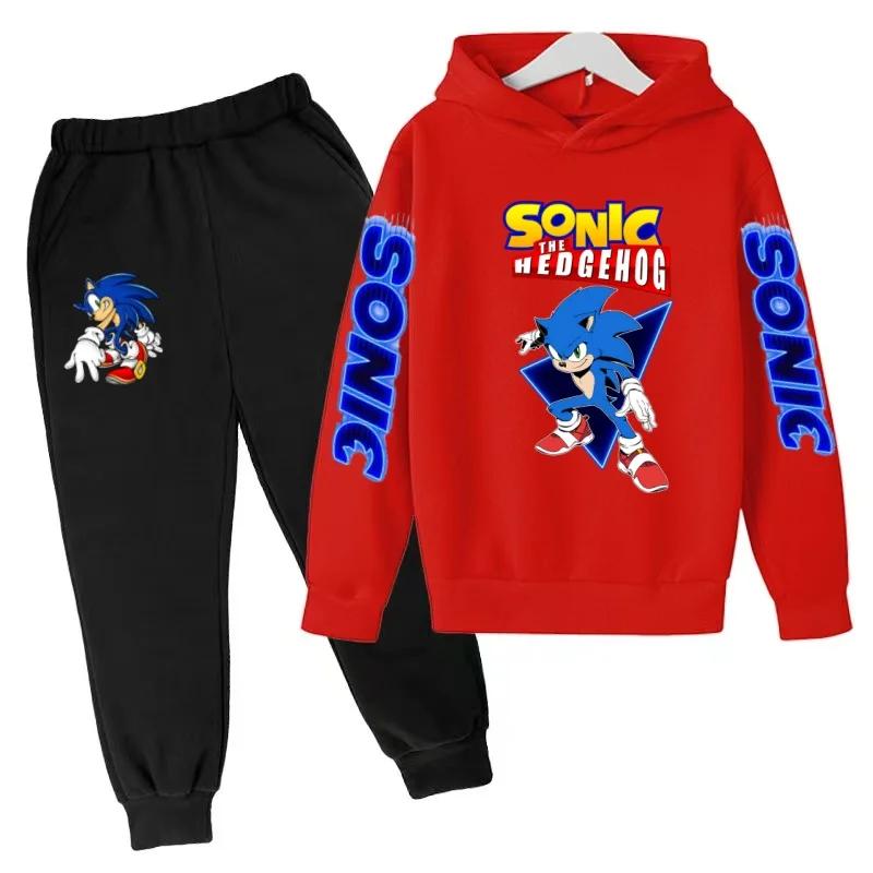Vêtements Supersonic pour enfants, sweat-shirt bleu, manteau + pantalon, ensemble deux pièces à capu