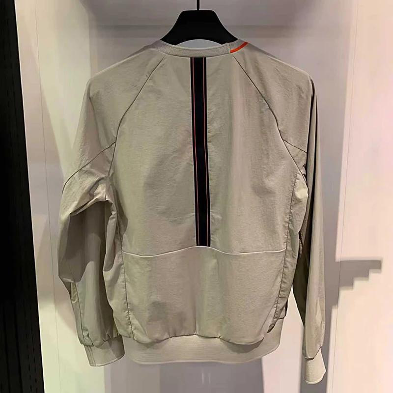 Nouveau Pull de Sport Homme 208 Automne 2026 Manches Longues Col Rond Coupe-Vent Entraînement Golf C