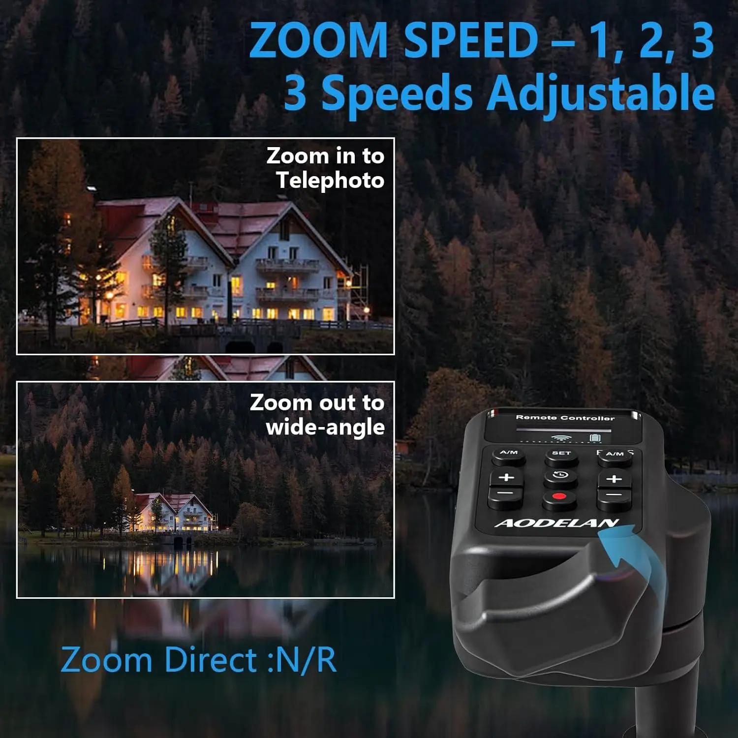 AODELAN mis à jour ZC-3 caméscope sans fil LANC 2.5mm caméra télécommande pour Sony Canon vidéo Zoom