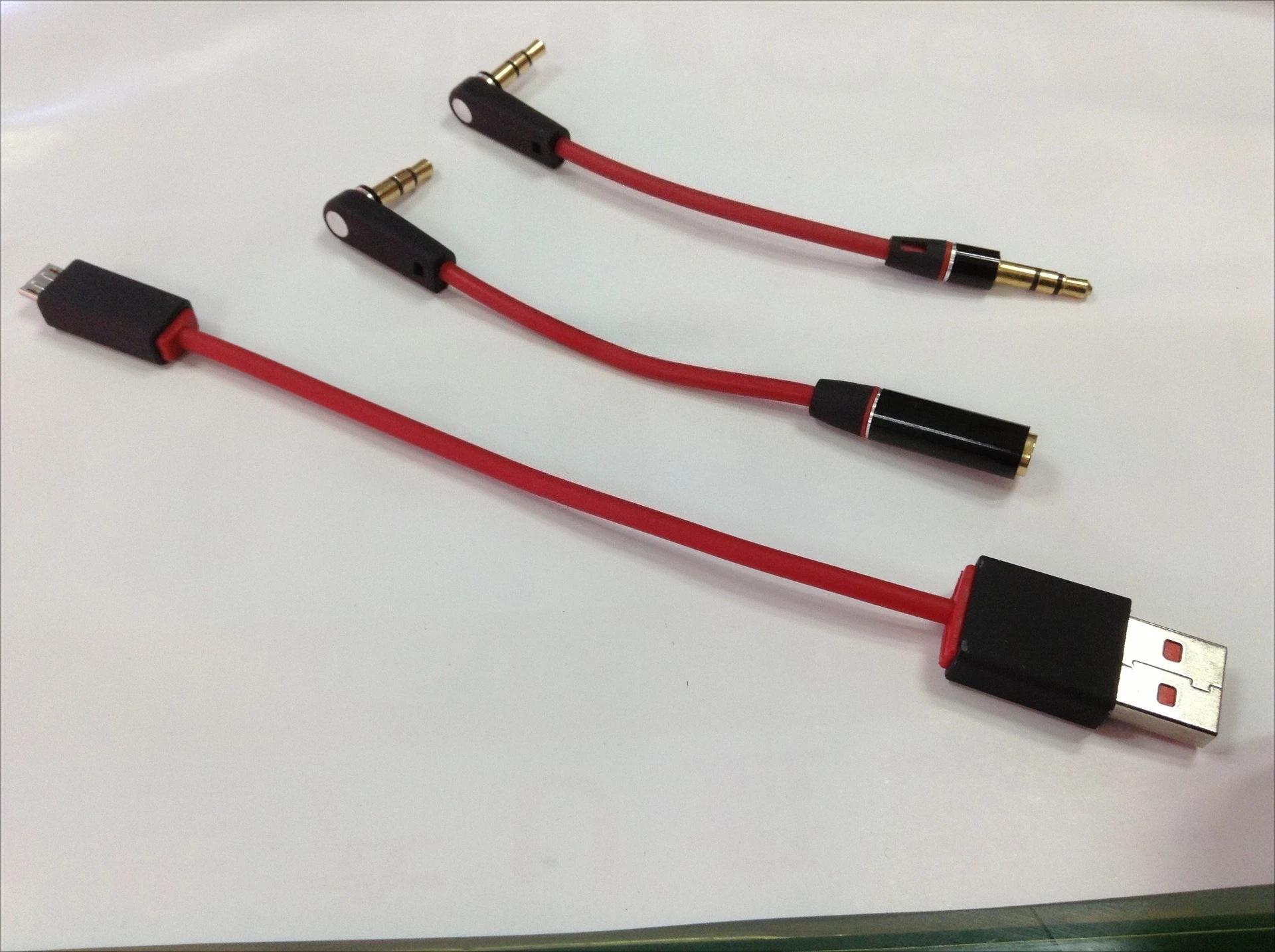 Câble Audio stéréo Jack mâle à mâle de 3MM, câble court Aux de 20CM pour téléphone portable, équipem