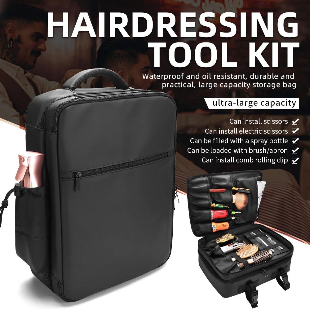 Sac de rangement de Salon professionnel pour barbier, sac de voyage multifonctionnel à sangle réglab