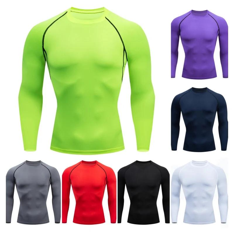 T-Shirt Compression MMA Fitness hommes - Dry Fit haute qualité Gym sport Rashguard complet