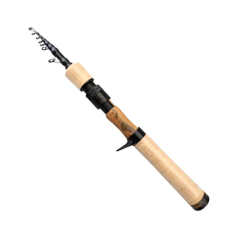 PURELURE 1.50m XUL BFS canne télescopique 5ft canne de voyage truite filature coulée pointe solide c