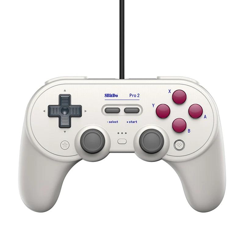 8BitDo Pro 2 manette de jeu filaire contrôleur USB pour Nintendo Switch Windows Steam Raspberry Pi N