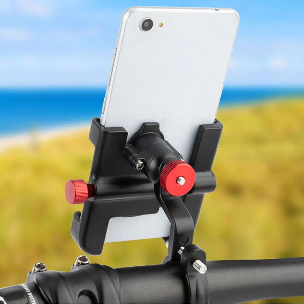 NEWBOLER vtt support de téléphone support de vélo 360 ° rotatif en aluminium réglable vélo support d