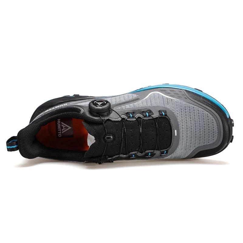 HUMTTO baskets pour hommes chaussures de sentier de créateur de luxe pour hommes anti-dérapant sport