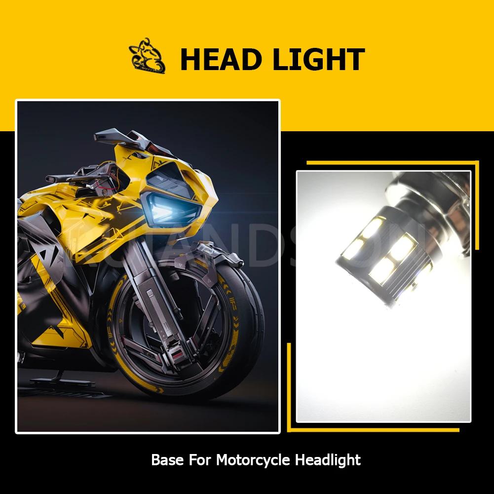 Phare de moto LED P26S 6V 12V, ampoule S3 LED avec puce 5730, lampe pour moto, VTT, UTV, cyclomoteur