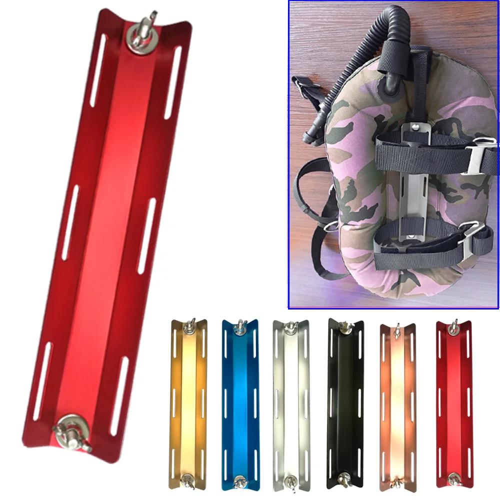Adaptateur de réservoir unique de plongée sous-marine en alliage d'aluminium pour plaque arrière de