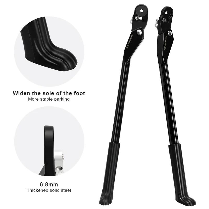 RIDERACE béquille de vélo réglable pour vtt VTT séjour en alliage d'aluminium support de stationneme