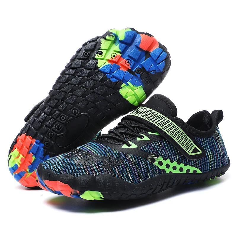 Chaussures d'eau pour enfants chaussures d'eau pieds nus de plage à séchage rapide sandales de natat