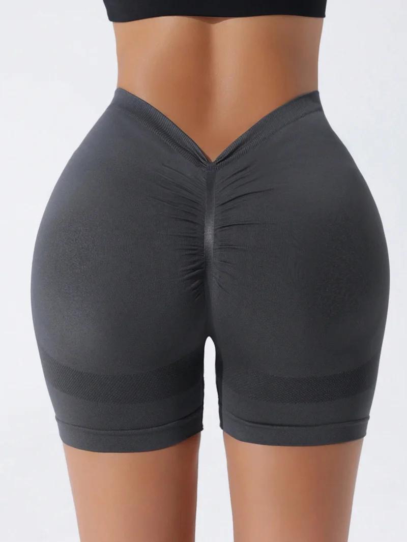 Short de Yoga taille haute sans couture d'Europe et d'amérique, pantalon de Fitness pour le serrage