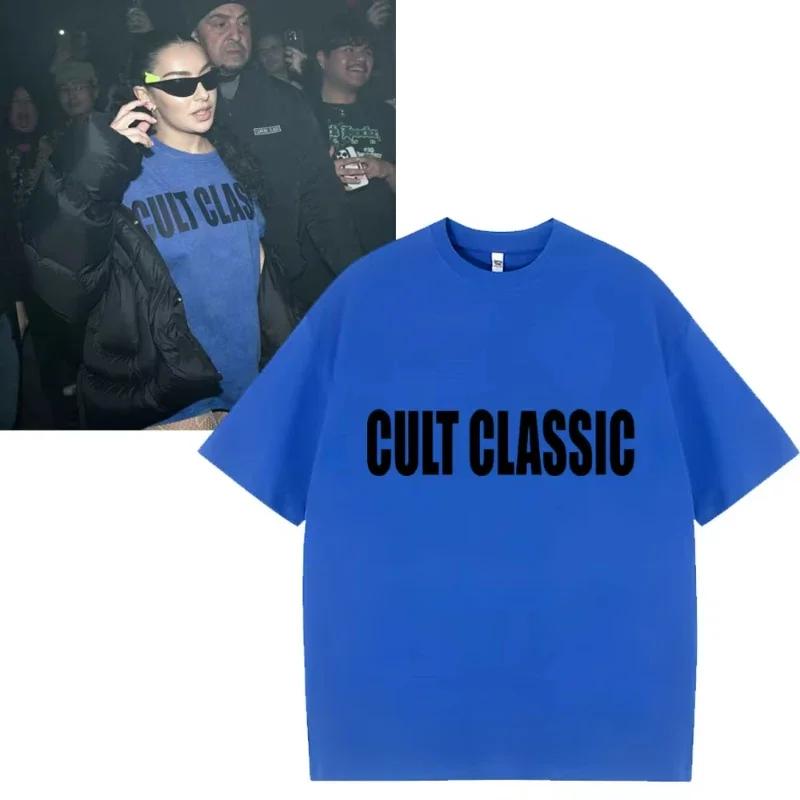 Culte classique Charli Xcx 2025 Tour T-shirt Brat Album mode hommes femmes haute qualité T-shirt cot