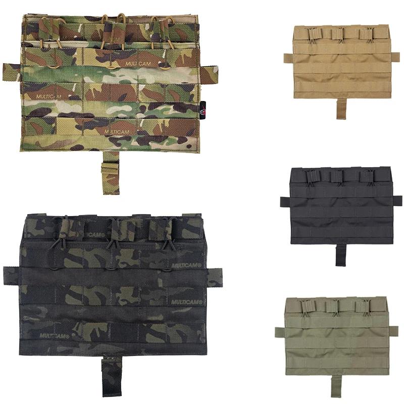 Dulfigured-Poudres de panneau MOLLE TRI pour AVS JPC2.0, panneau avant amovible, triple chargeur, po