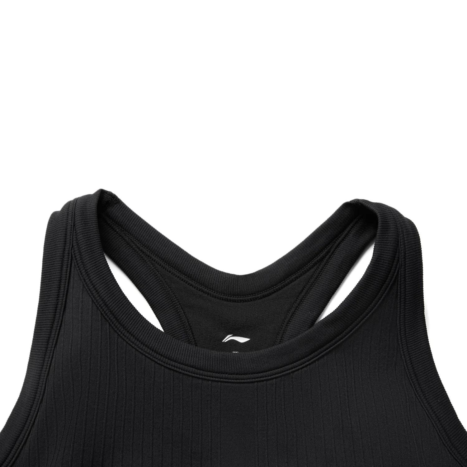 Li-ning – gilet d'entraînement sans manches à col rond pour femmes, 89.5% Nylon 10.5% élasthanne, do