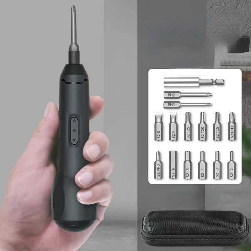 ATA JIA-Mini tournevis électrique sans fil aste, outil à main multifonction pour la maison