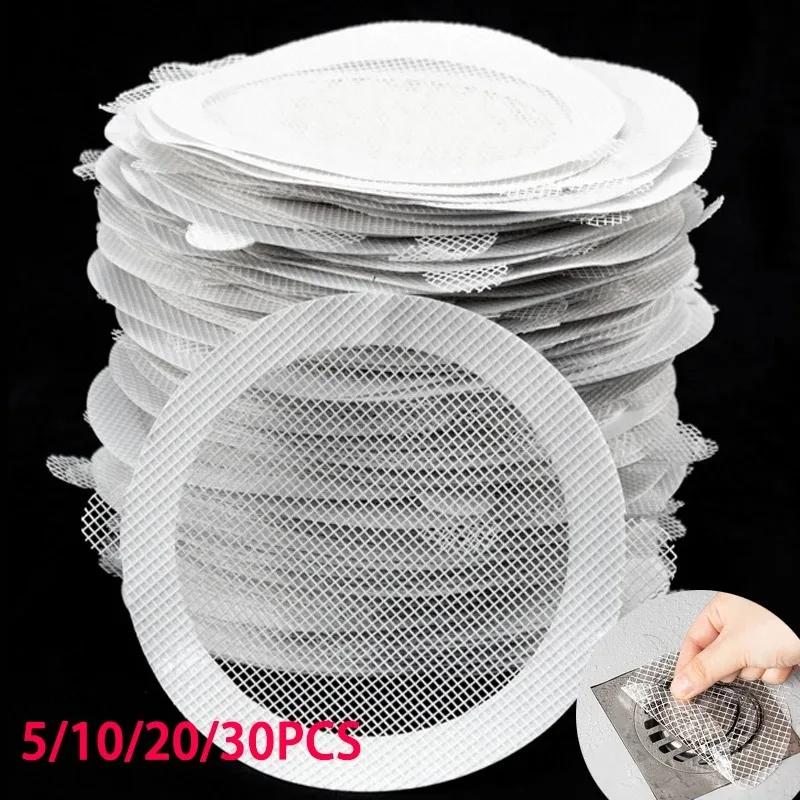 Filtre anti-blocage de poulet, autocollant de vidange de sol, attrape-cheveux en maille, bouchon, co