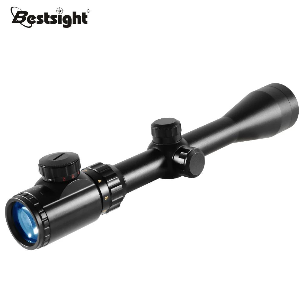 Lunette de chasse 3-9x40 avec illumination rouge ou verte, viseur optique avec montures, réticule Mi