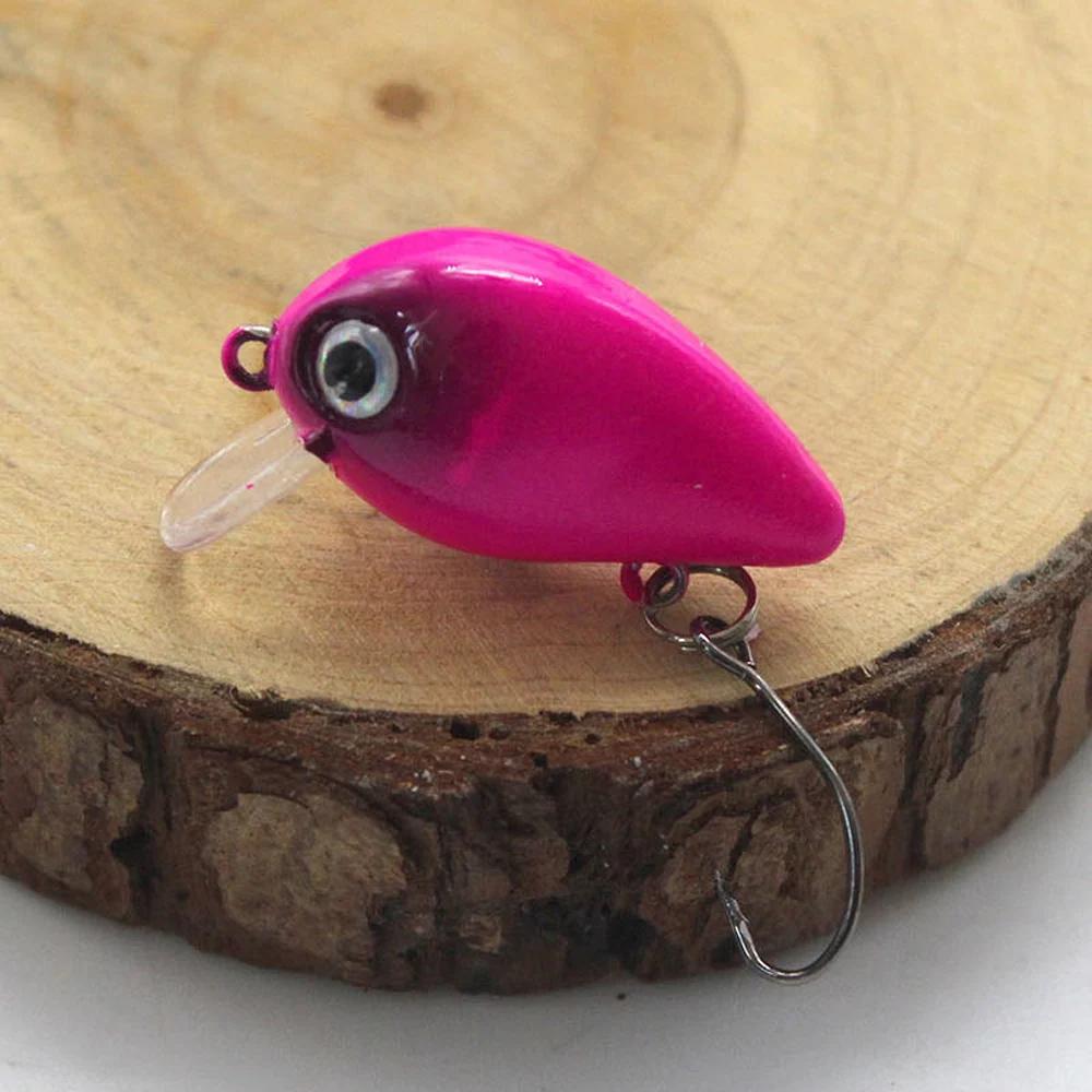 Zone truite leurre de pêche Kuga Nano 30mm 2g flottant vairon Mini manivelle Pesca Wobbling appât du