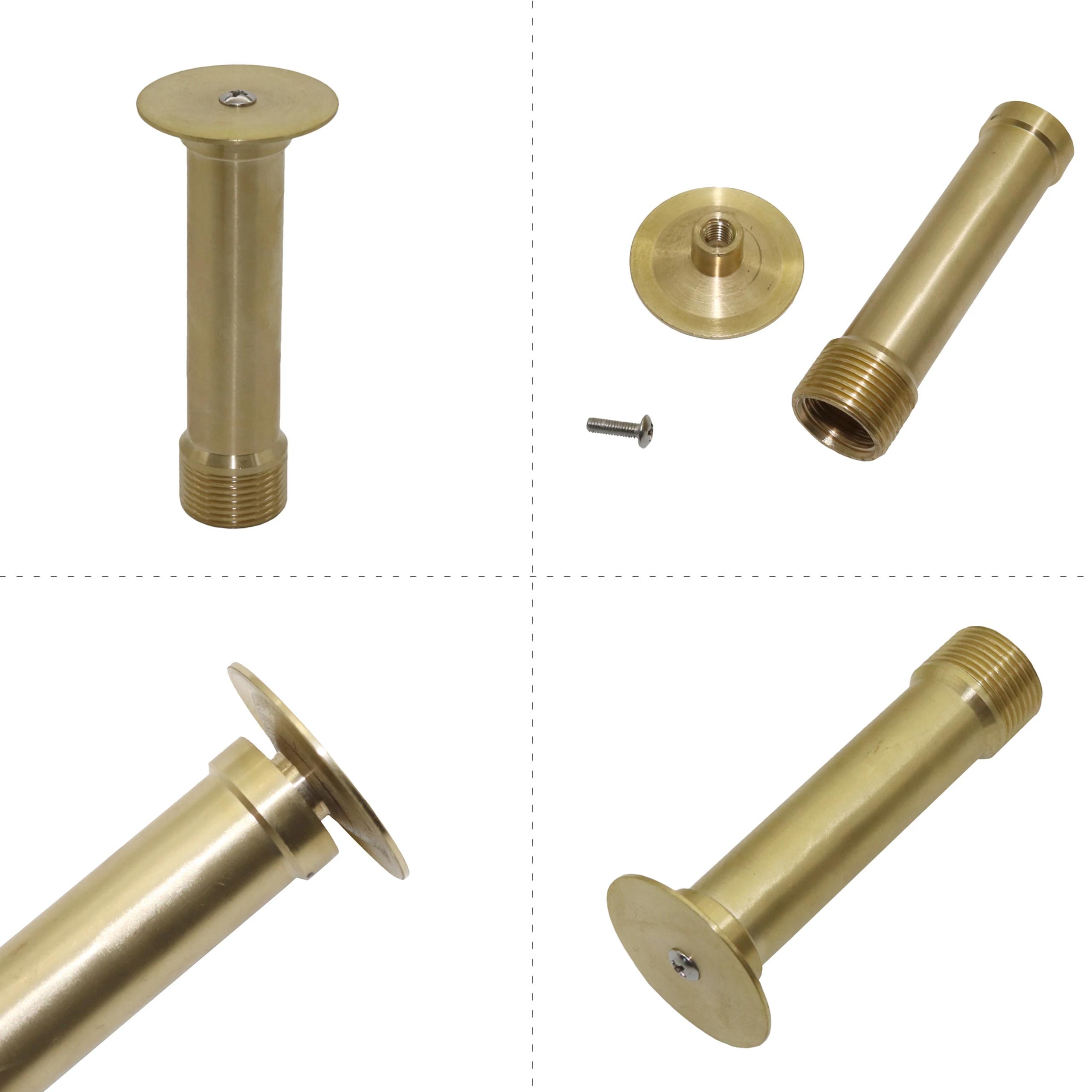 Fontaine en forme de champignon à filetage mâle 1/2 "femelle 3/4", buse d'arrosage en laiton en acie